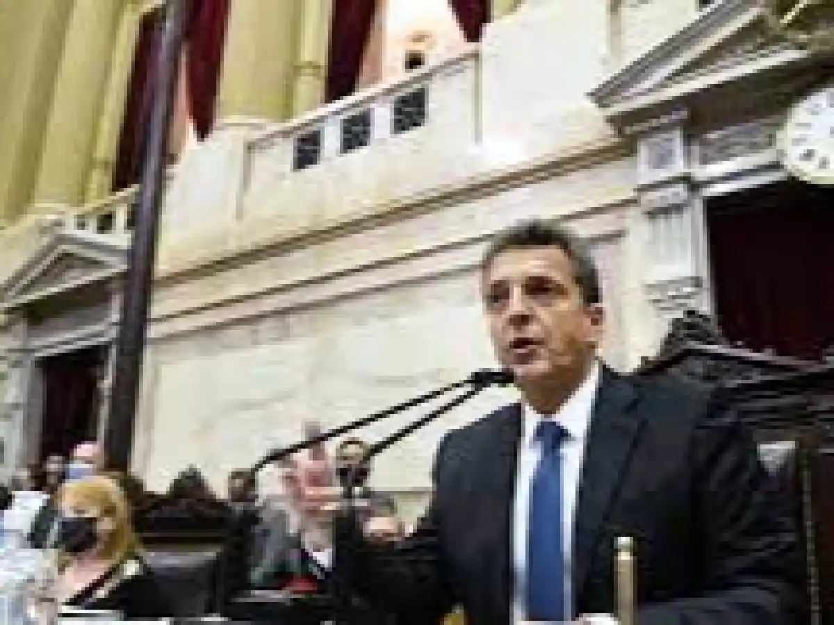 Massa en Diputados: "Este presupuesto es prudente y realista"
