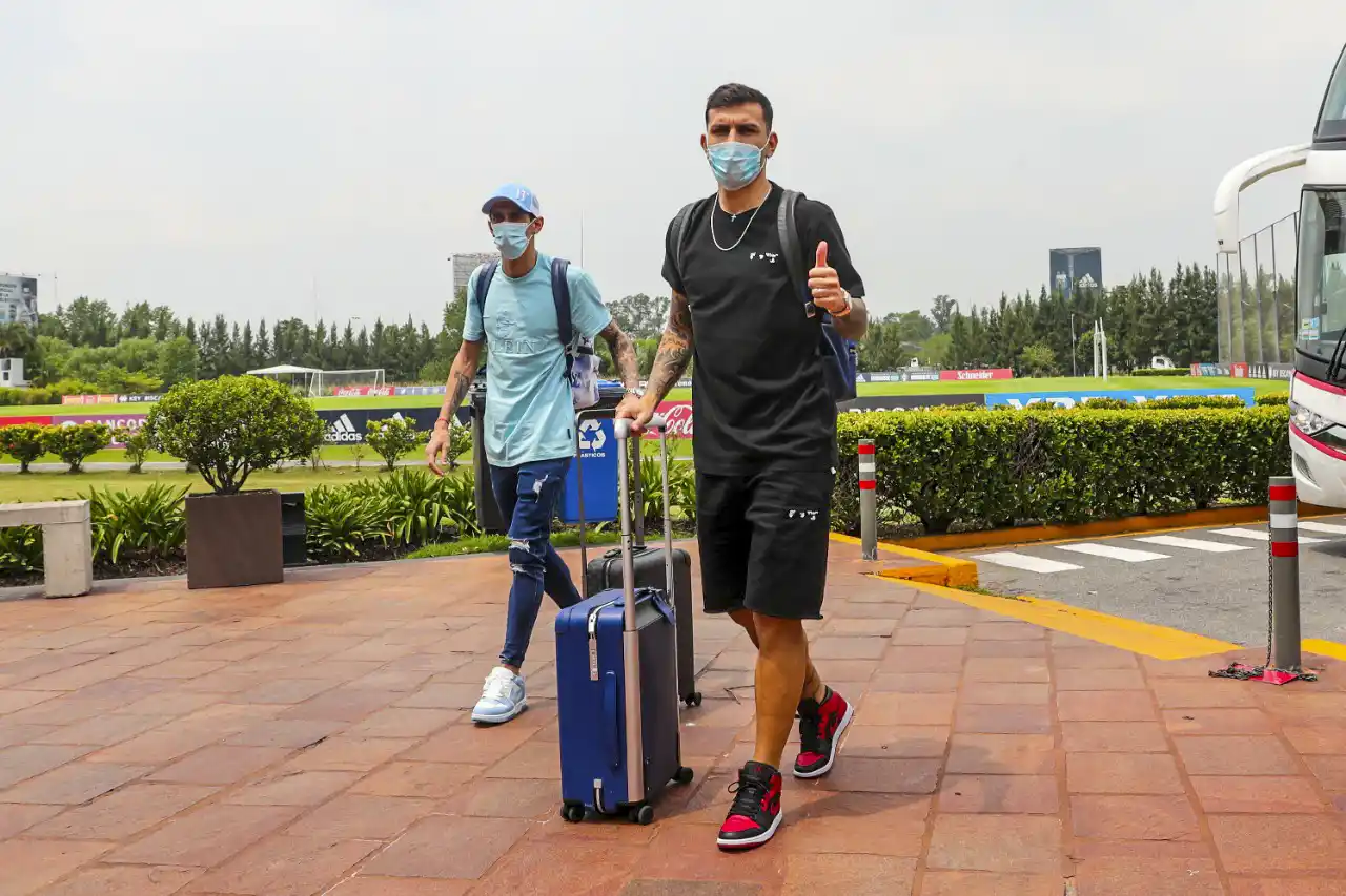 La llegada de Di María y Paredes.