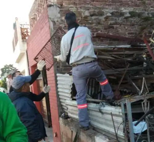 Intervención por acumulación extrema de residuos