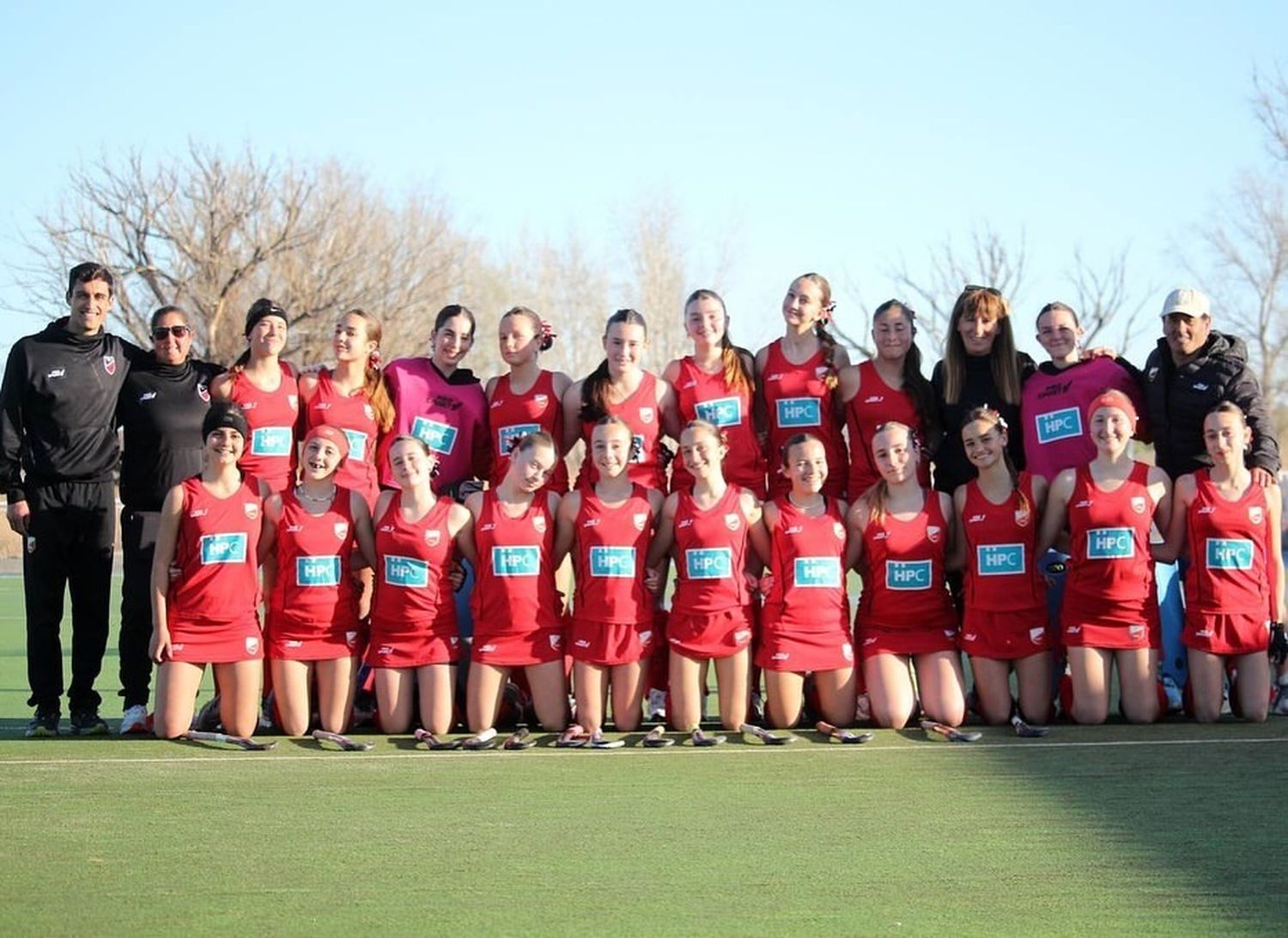 La Selección Sub-14 de Mar del Plata. Con Emilia Badie y Magdalena Ardanaz presentes