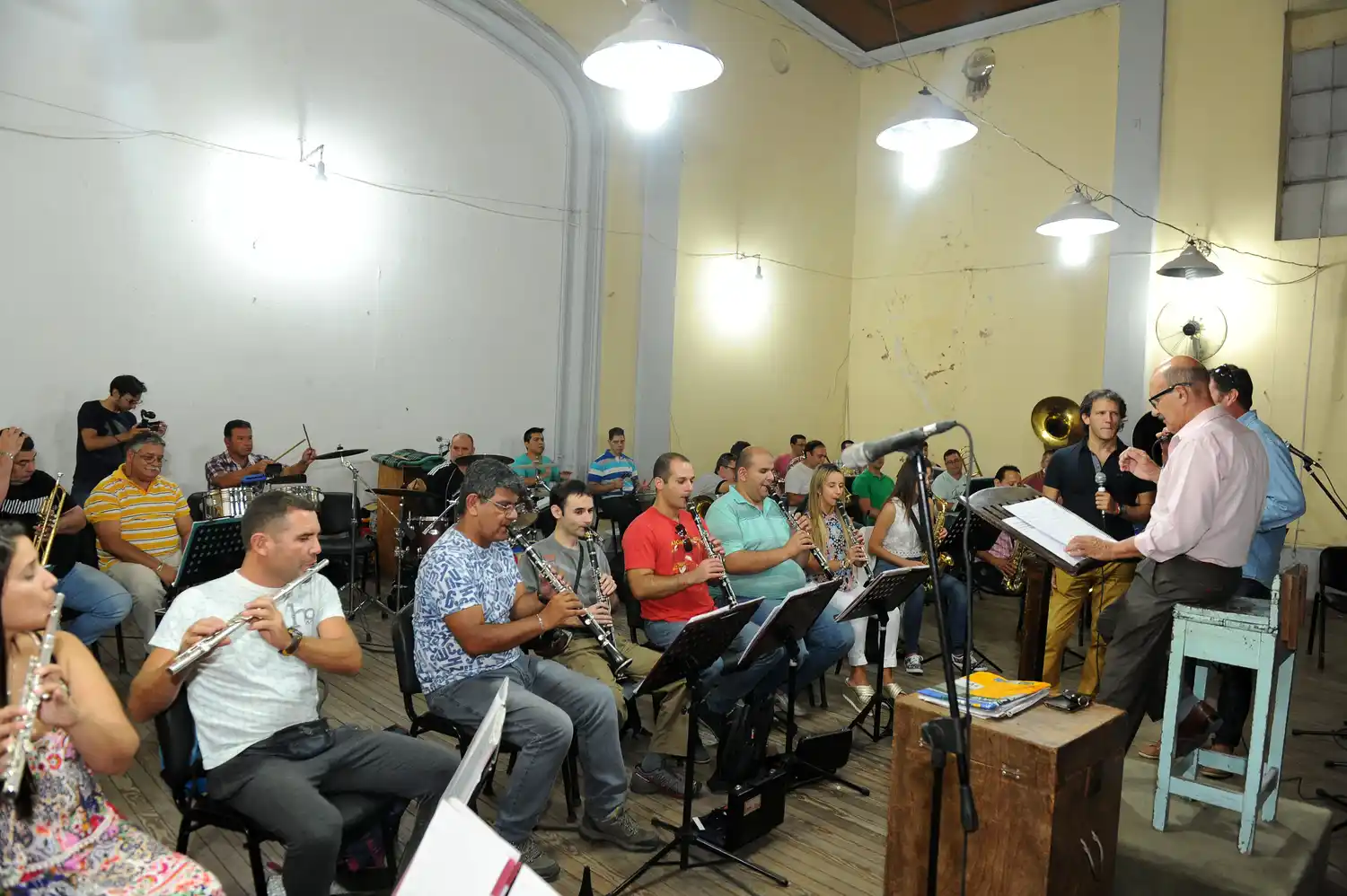 La Banda de Música de la Policía se prepara para actuar en Cosquín