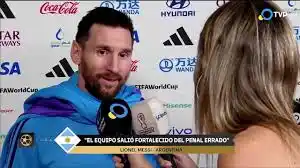 El agradecimiento de Sofía Martínez a Lionel Messi