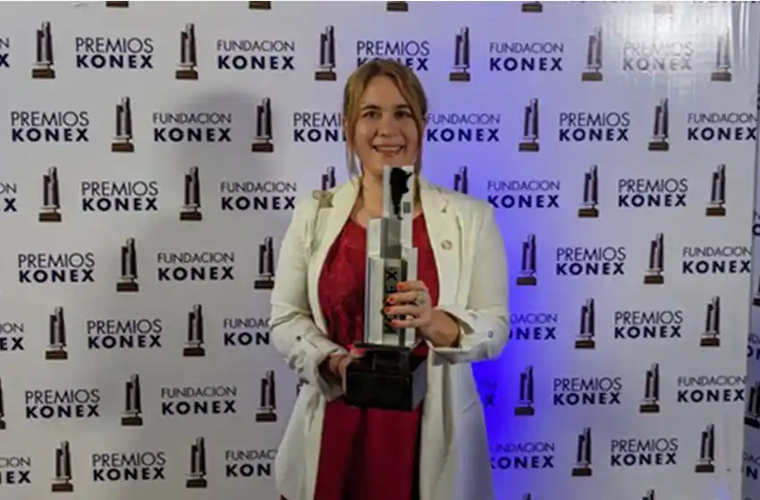 Vera Álvarez recibió el Konex de Platino