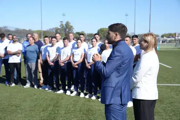 Pullaro y Scaglia presentaron Fuerza Olimpia en la ciudad de Rosario