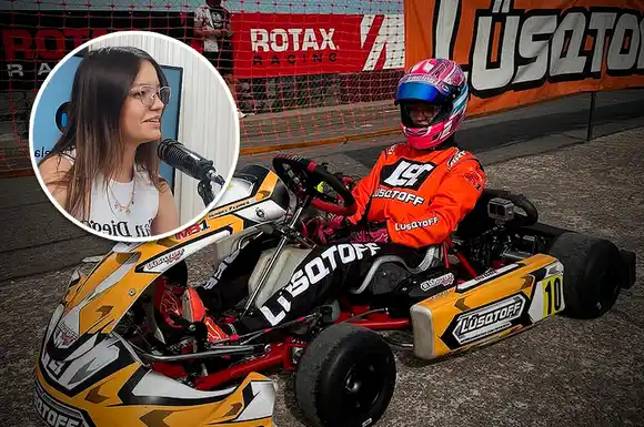 Una joven rafaelina no le afloja al pedal en su karting y sueña con llegar a la máxima categoría