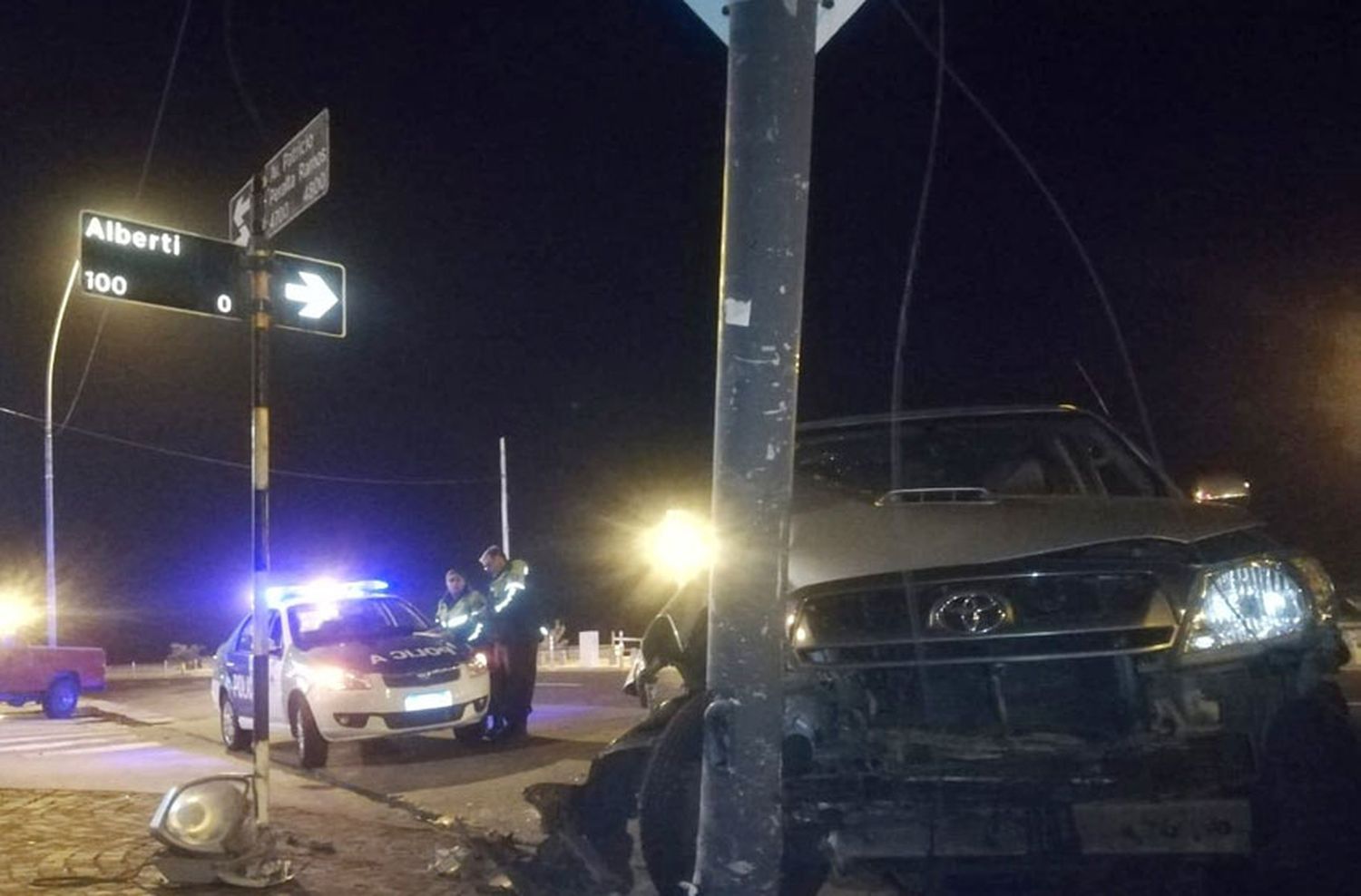 La costa volvió a ser escenario de fuertes choques en la madrugada