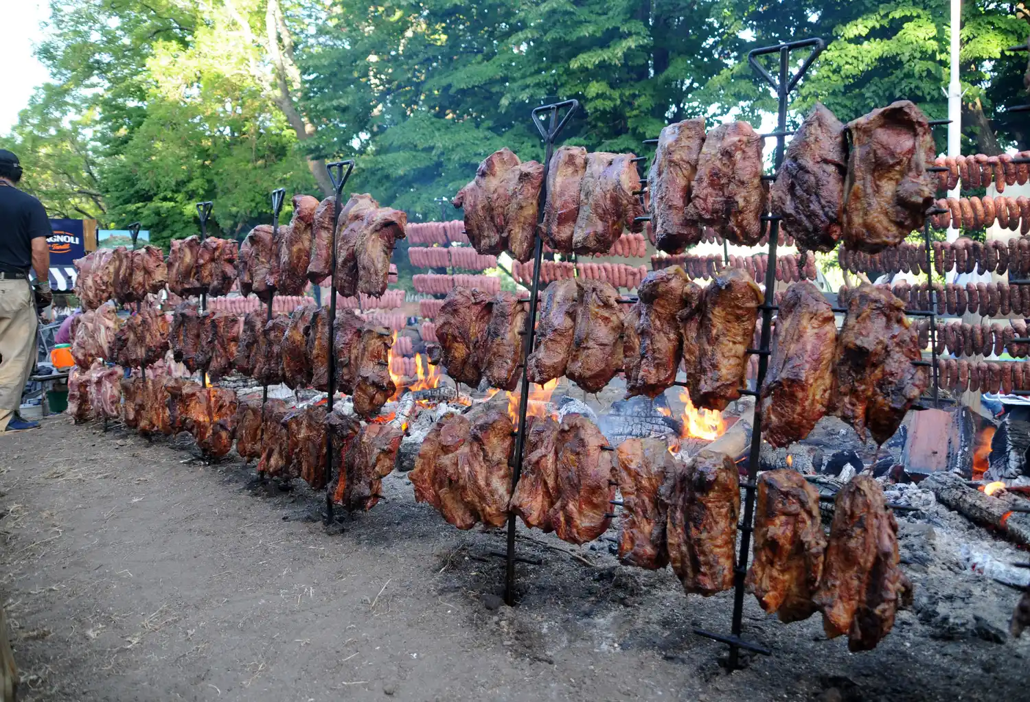 Los fogones, una tradición del Chacinar.