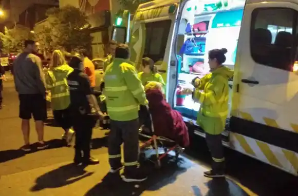 Los evacuados fueron trasladados a Plaza Rocha