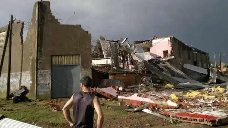 Fuerte temporal en Chivilcoy dejó a más de 50 familias sin hogar