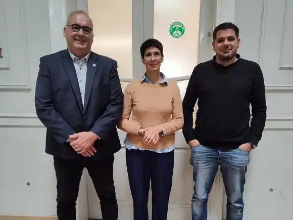 Rafaela: Andrea Ochat se reunió con directivos del CCIRR