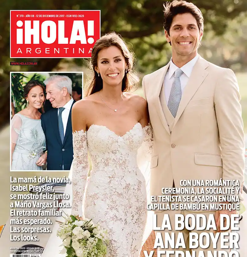 La boda de Ana Boyer y Fernando Verdasco en ¡Hola!