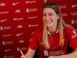 Marie Höbinger, la jugadora del Liverpool que sufrió el acoso.