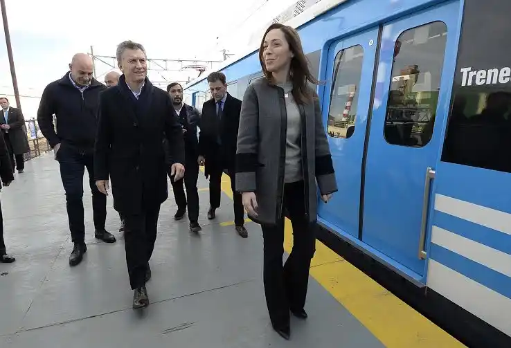 Vidal y Macri inauguraron la electrificación del Tren Roca