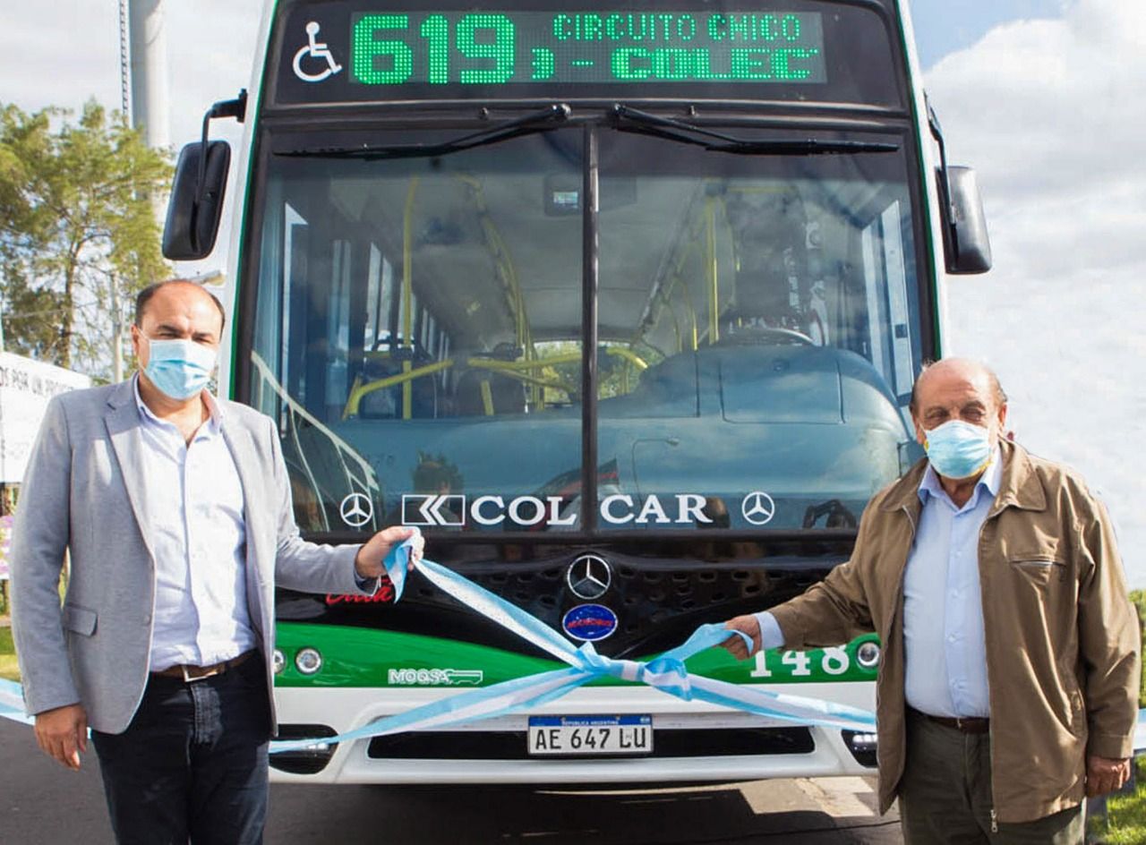 Berazategui: Intendente Mussi inauguró nuevo ramal de la línea 619 y expresó que "en el colectivo no hay grietas"