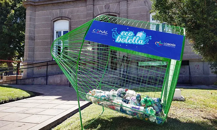 Colocan para eco botellas