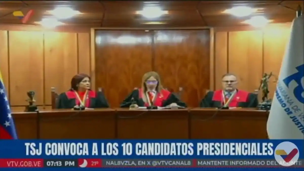 POR INCUMPLIR CON LA CONSIGNACIÓN del material electoral: TSJ declara desacato de Edmundo González (+Video)