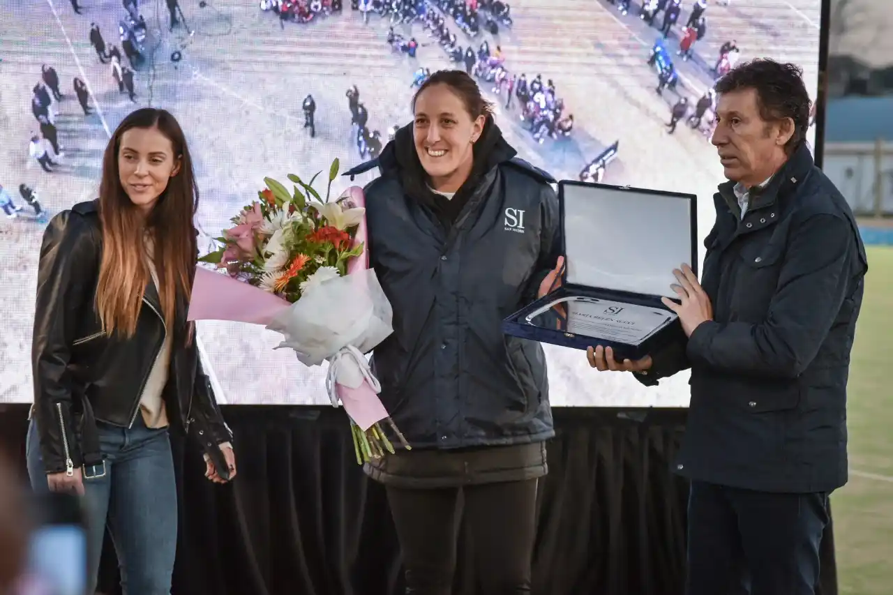 La histórica arquera de la Selección Argentina de hockey Belén Succi fue declarada personalidad destacada de San Isidro