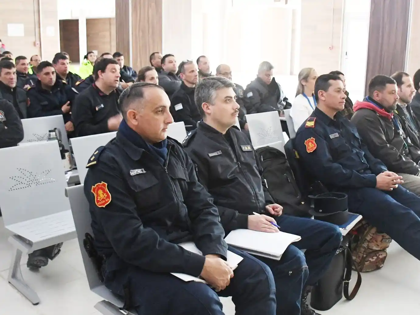 Capacitación sobre extinción de incendios en el Aeropuerto de Concordia