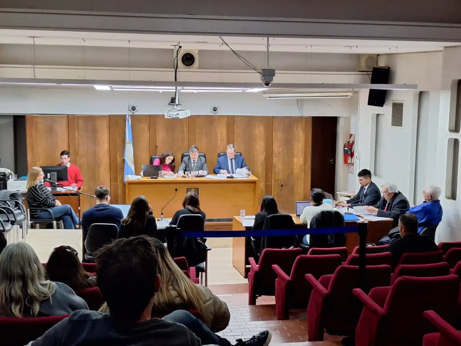 Primera jornada del juicio con un importante marco de público.