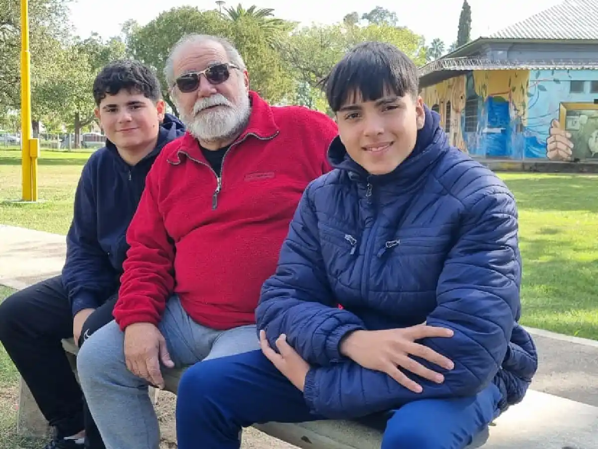 Ángel, el papá que nunca bajó los brazos