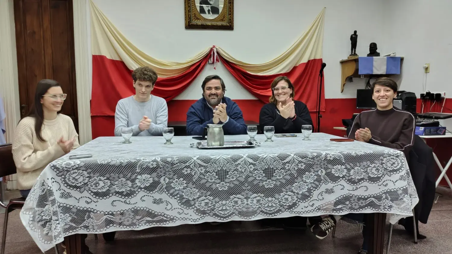 Guillermina Martínez, Franco Dorinzi, Emiliano Balbín, Priscila Minnaard y Lucía Gómez