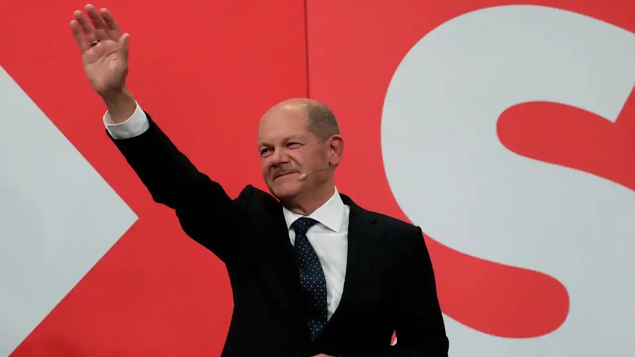 Olaf Scholz, el candidato del Partido Socialdemócrata (SPD).