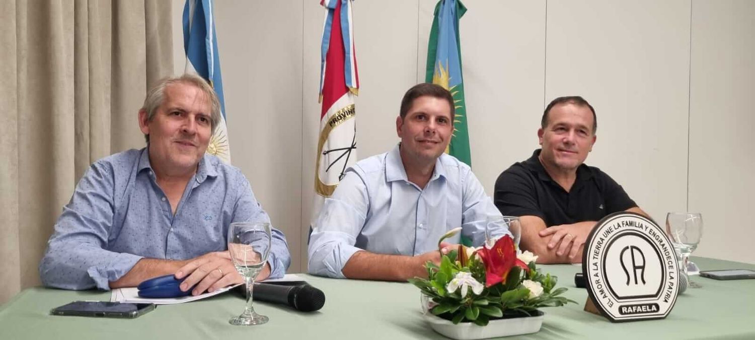 Leonardo Alassia fue reelegido presidente de la Sociedad Rural de Rafaela por dos años