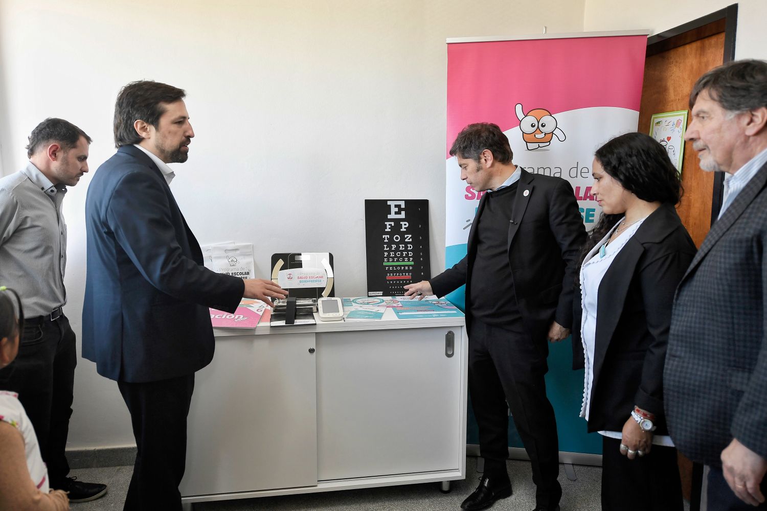 Kicillof presentó el programa "Salud Escolar"