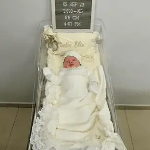 Ciela, la hijita de Gustavo Elís y Karlis Romero. Foto Instagram