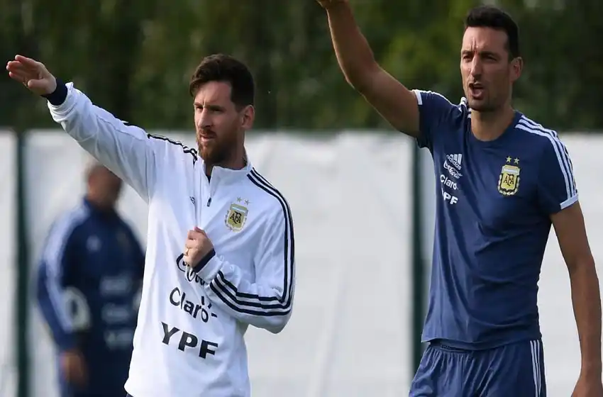 Scaloni volvió a Argentina y bancó a Messi: «Su predisposición en Madrid fue máxima»