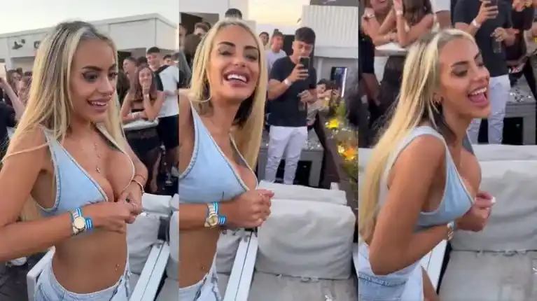 Anto Pane viene de causar furor en Mar del Plata leugo de hacer toples en la playa.