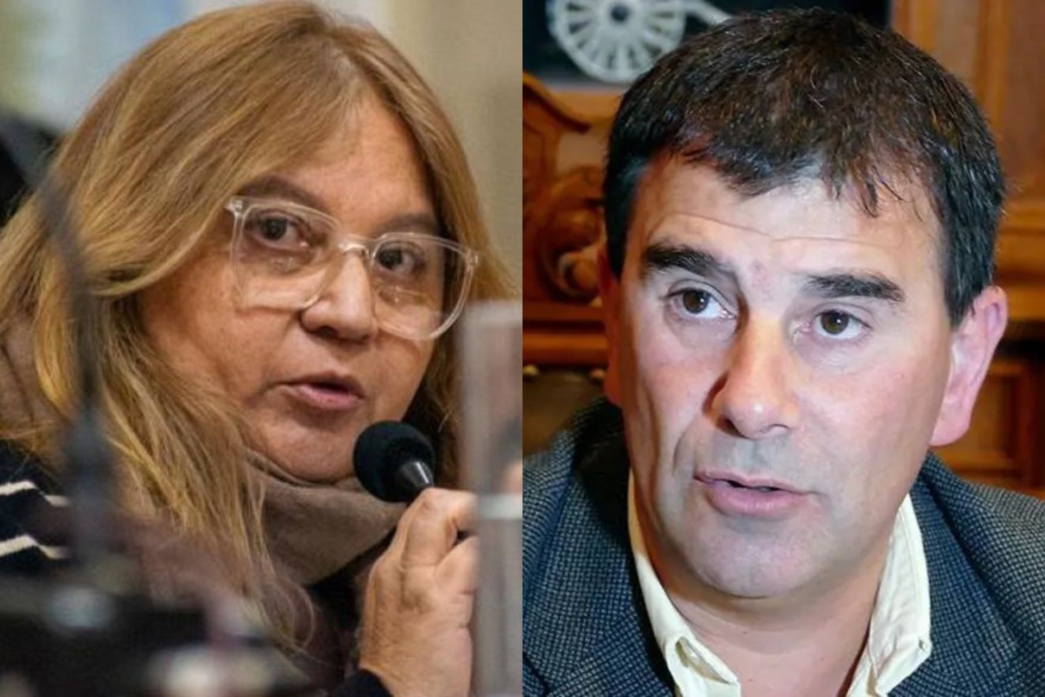 Verónica Crisafulli y Hernán Bertellys.