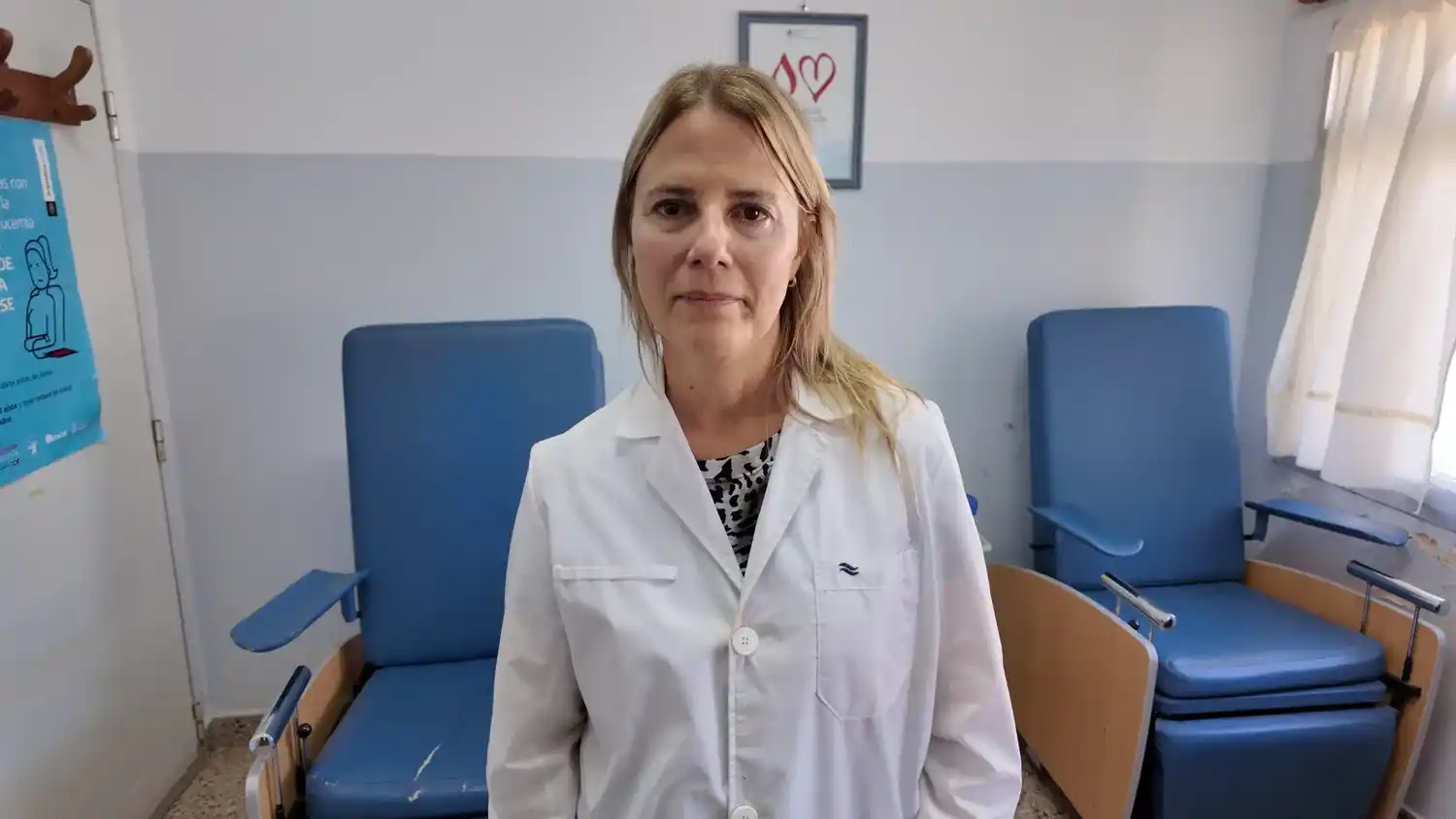Hemoterapia. Vanesa Castanó, jefa del servicio