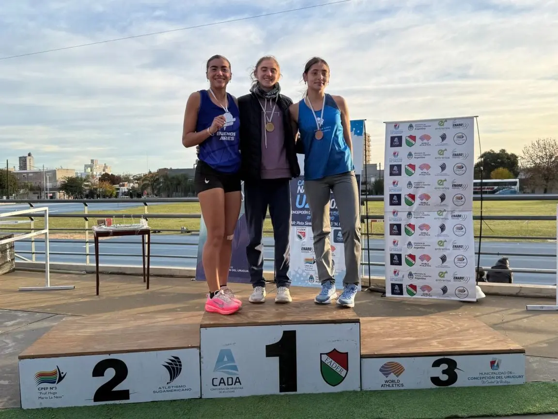 Sofi Fregona, campeona nacional U20 en los 3000 m con obstáculos. Foto: AEFC Runnea