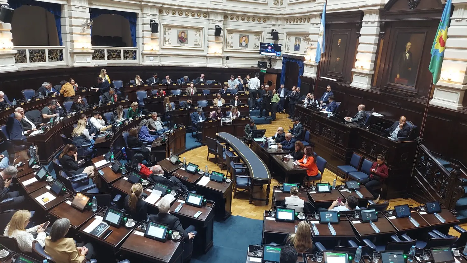 El recinto legislativo en sesión: los Diputados se prepraran para debatir el Presupuesto 2026.