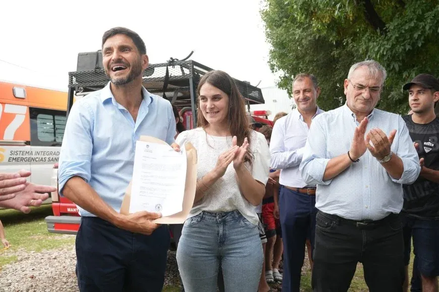 Maximiliano Pullaro y Lorena Eberhardt