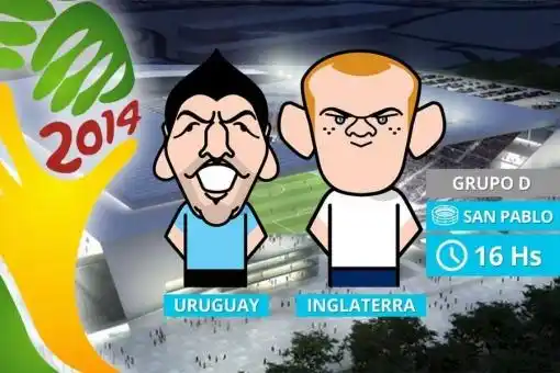 Uruguay e Inglaterra buscan una victoria para no quedar eliminados