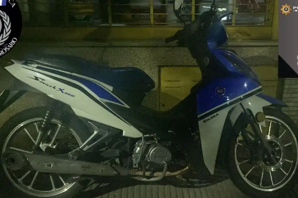 Moto robada.