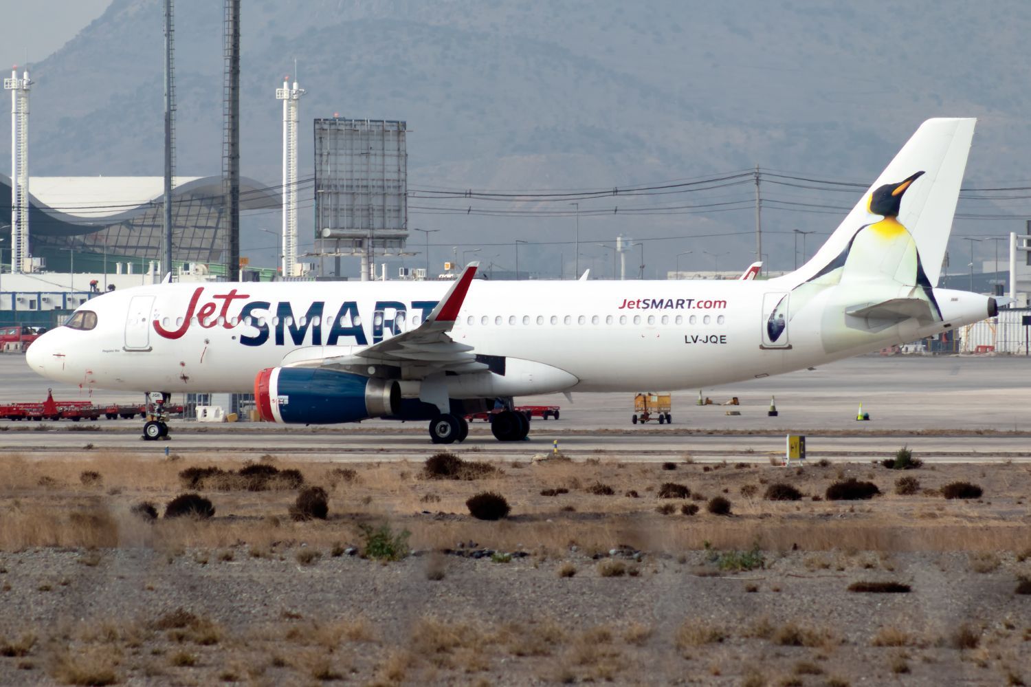 Llegó a Buenos Aires el nuevo Airbus A320 de JetSMART Argentina