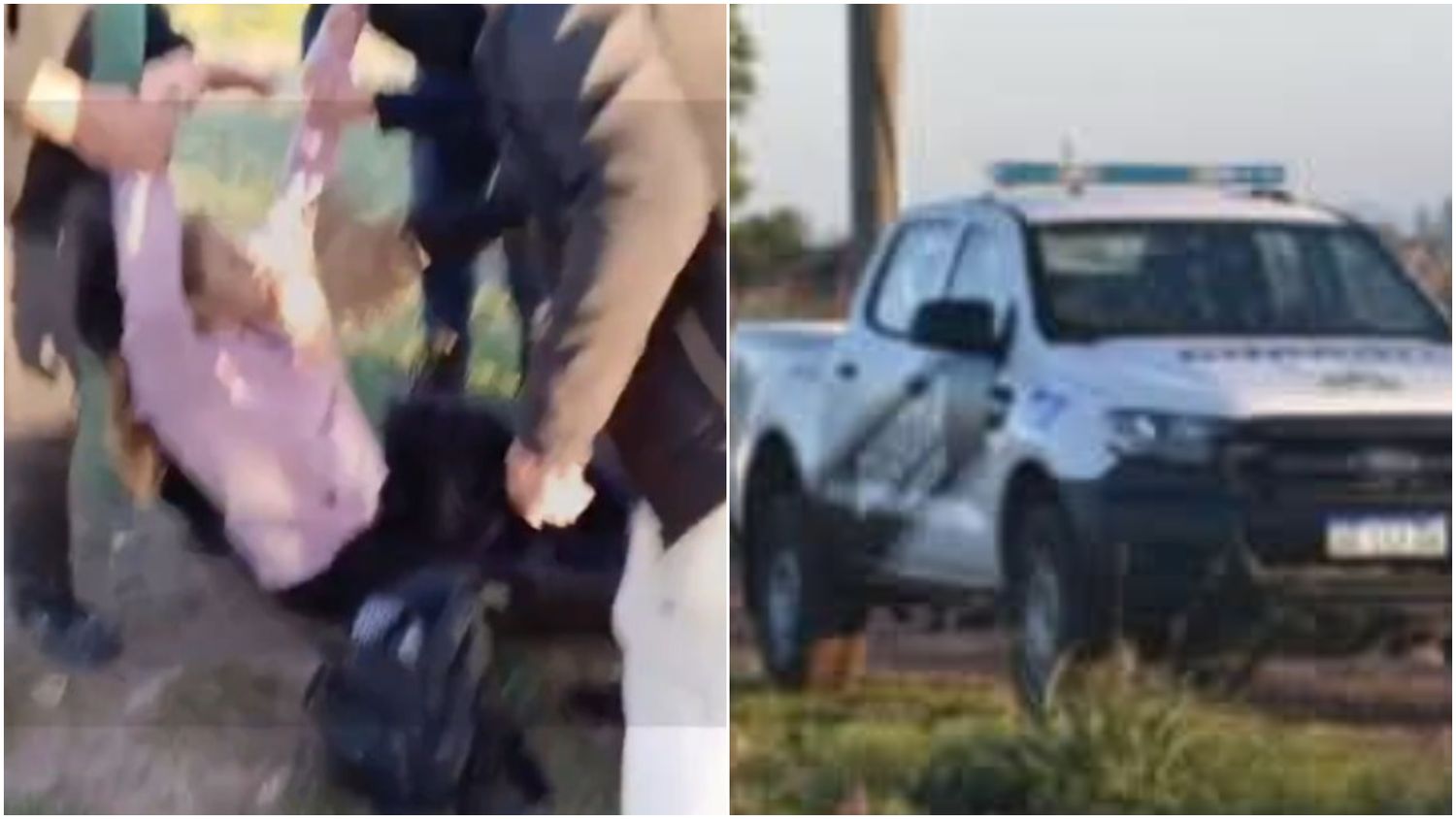Video: tensión durante el desalojo de un terreno de Canning tomado hace más de diez años