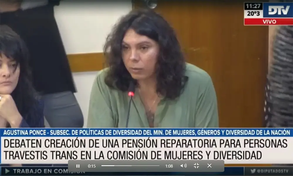 Diputados analizó la creación de una pensión reparatoria para personas travestis-trans
