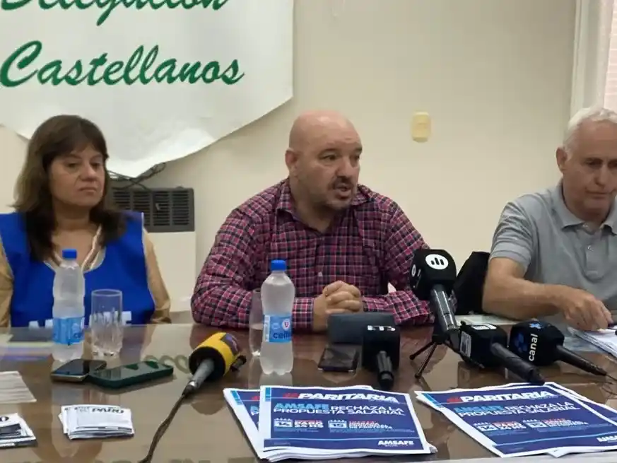 Alonso este miércoles en Rafaela. Crédito fotos: RADIO RAFAELA