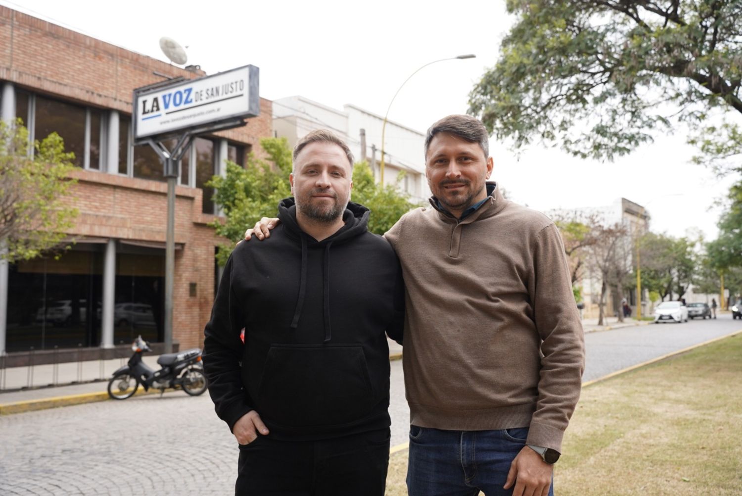 Franco Jular junto a Marco Puricelli.