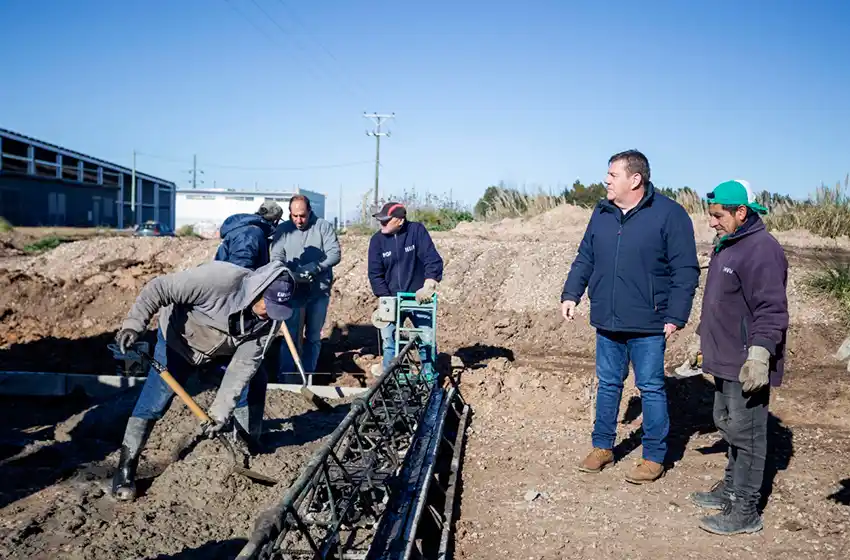El Municipio finaliza las obras de pavimentación en el Parque Industrial