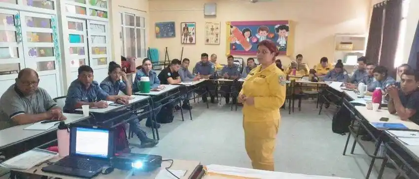 Fuerzas de seguridad se capacitan 
sobre procedimientos de emergencias