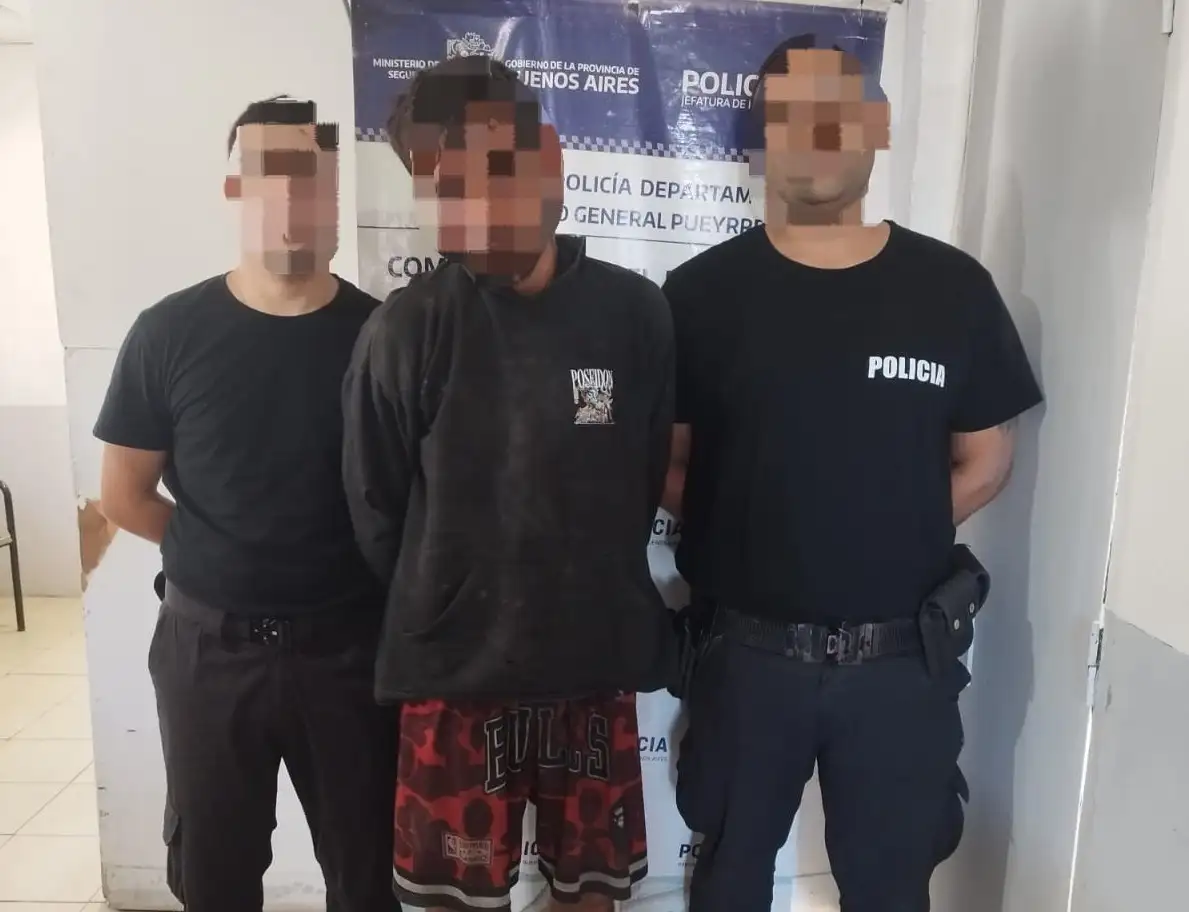 Luego de una breve persecución, el sujeto fue interceptado en inmediaciones de Solís 9900.