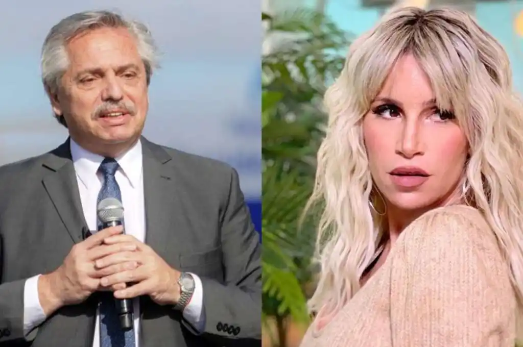 Alberto Fernández y Florencia Peña