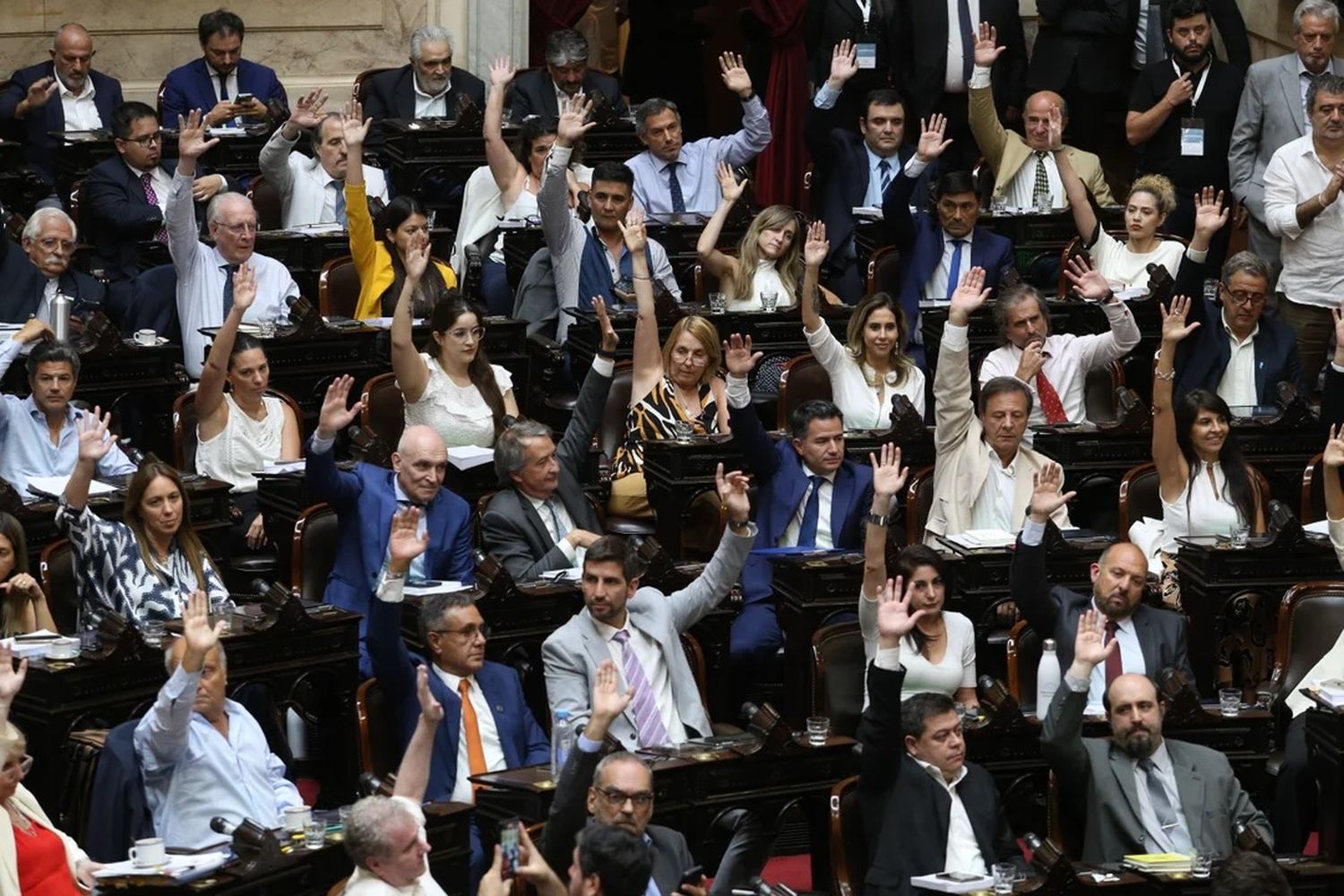 La Cámara de Diputados aprobó la ley de Bases en general y se apresta a su votación en particular