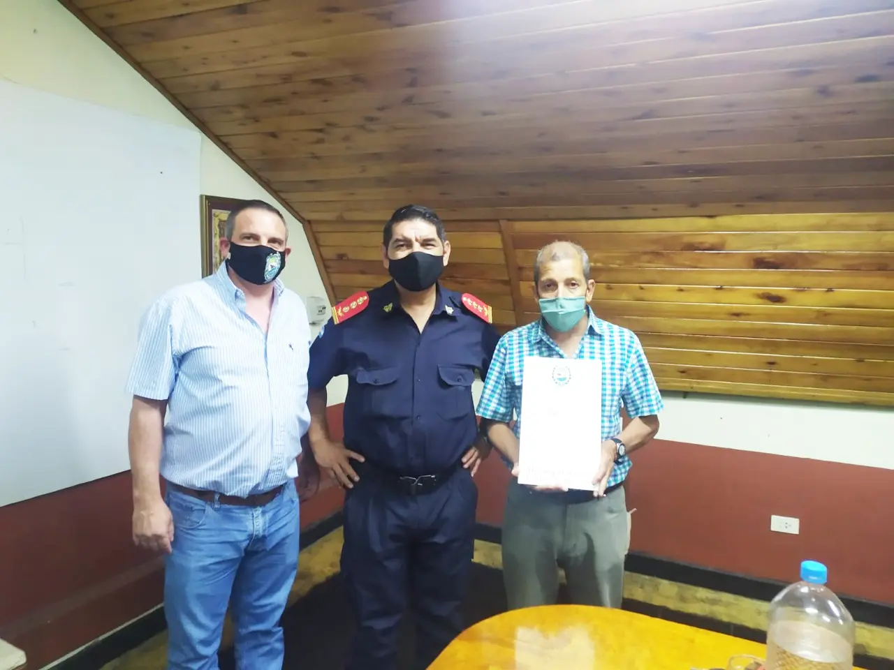 El municipio de Estancia Grande hizo efectiva la promesa a Bomberos Voluntarios de Concordia