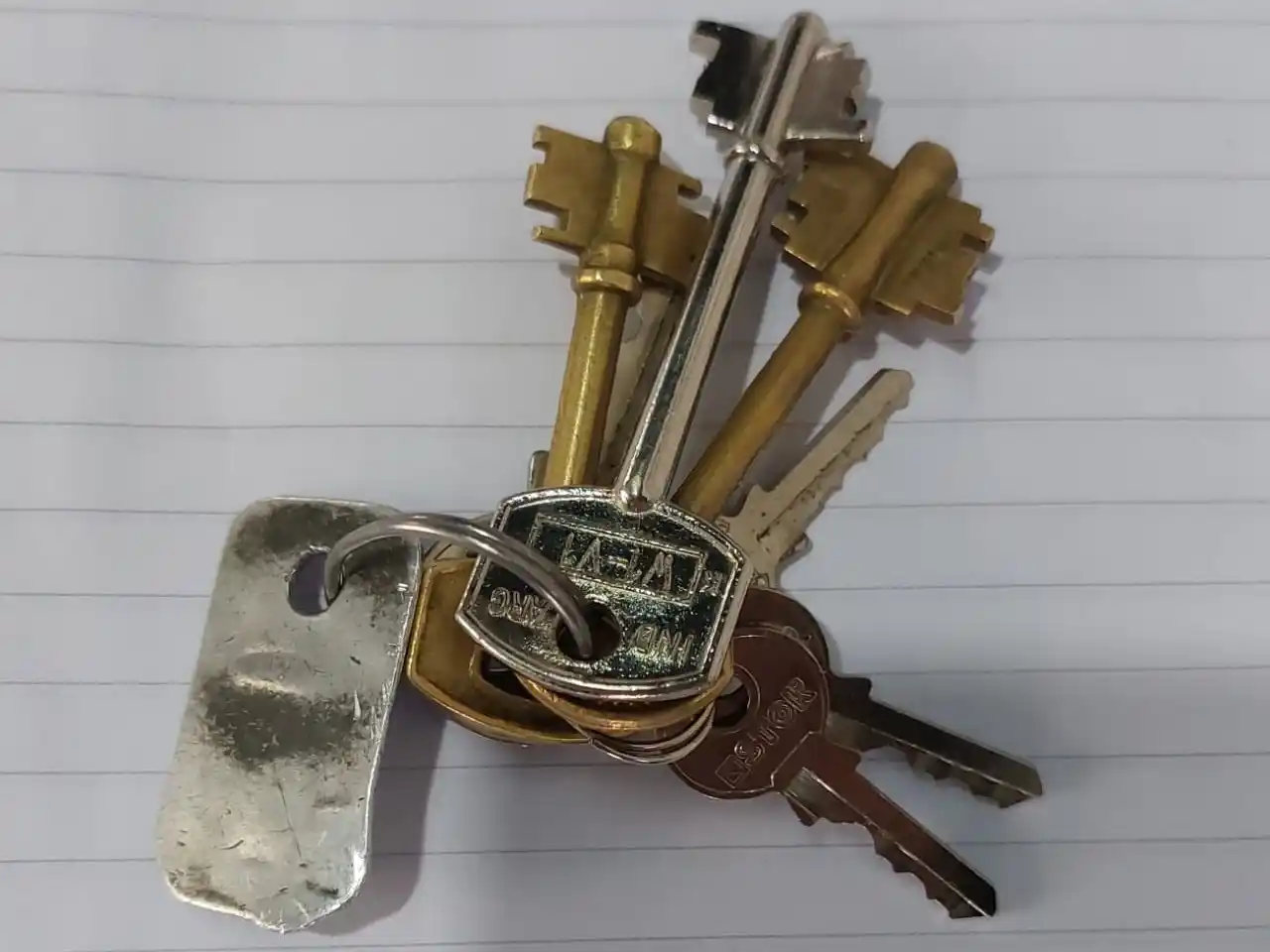 Encontraron estas llaves